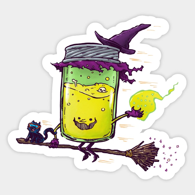 The Witch Jam Sticker by nickv47